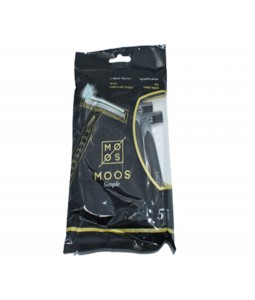 أمواس حلاقة 3 شفرات ماركة موس ، 5 أمواس في الربطة - شد 