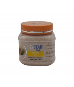 صنفرة وتقشير ستار رويال بخلاصة البابايا 500 مل - شد 36 علبة