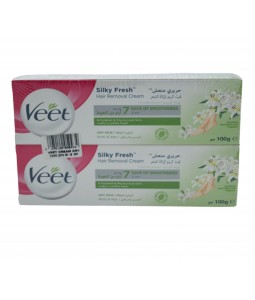 كريم مزيل الشعر من فيت Veet حريري ومنعش 100 مل - شد 12علبة
