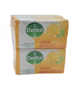 صابون ديتول فريش ليمون منعش 120 جرام قالب - شد 6 درزن
